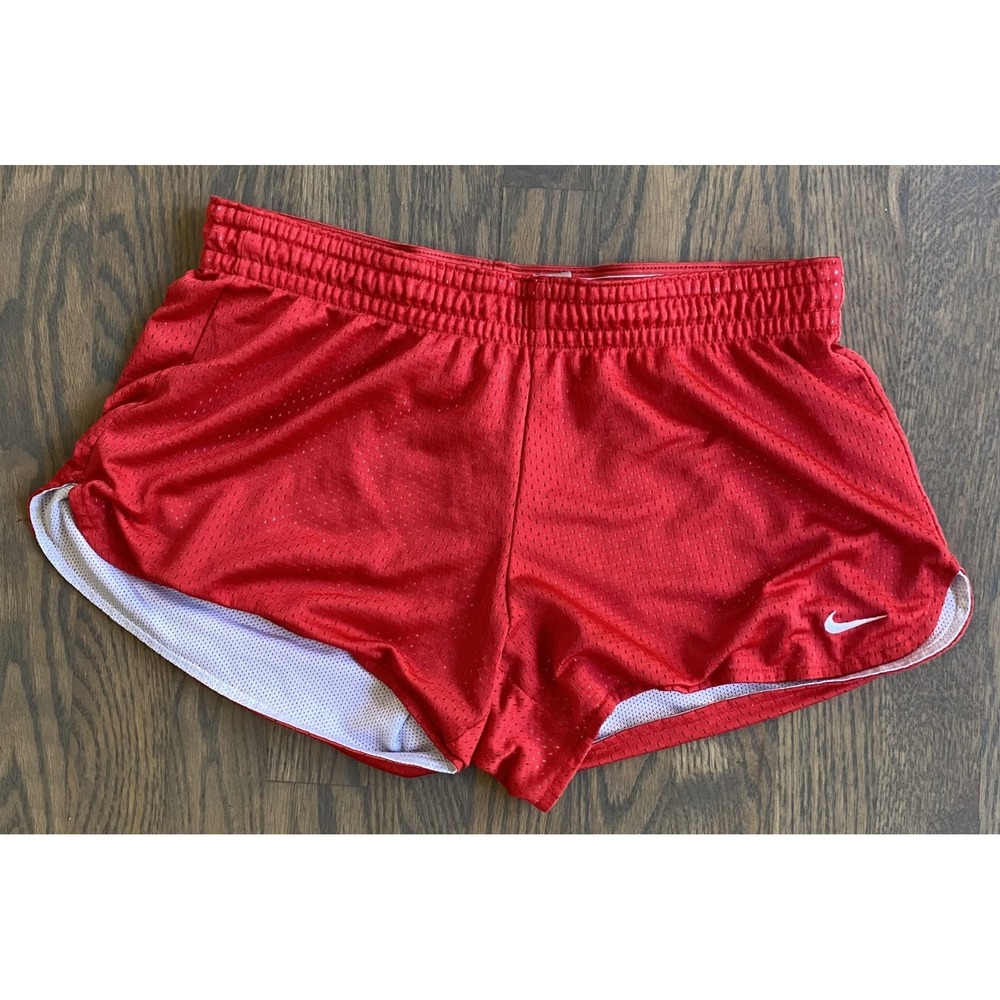 Nike Hero Mesh Training Shorts Dri-Fit Women Size Small Red